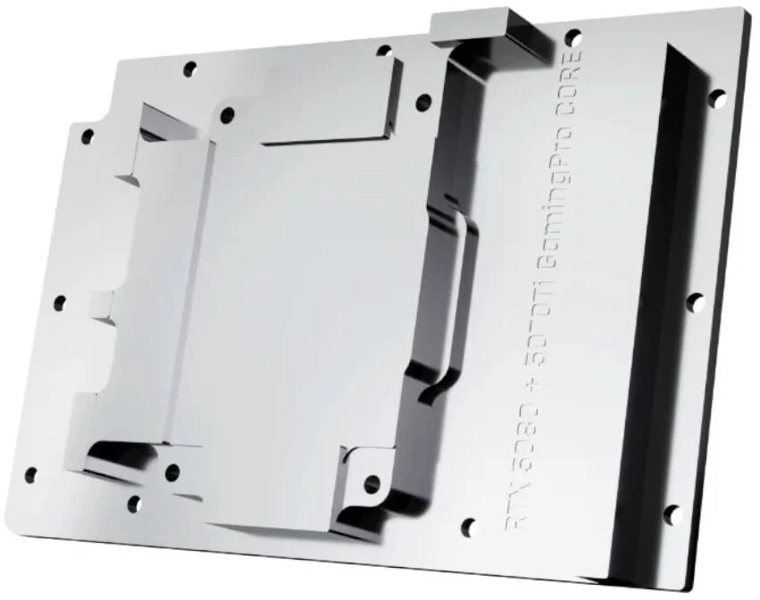 „Alphacool Core GeForce RTX 5080/5070Ti GamingPro GPU Vanduo Block“, ARGB, su galine plokšte · akrilas