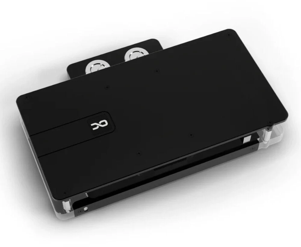 „Alphacool Core GeForce RTX 5080/5070Ti GamingPro GPU Vanduo Block“, ARGB, su galine plokšte · akrilas