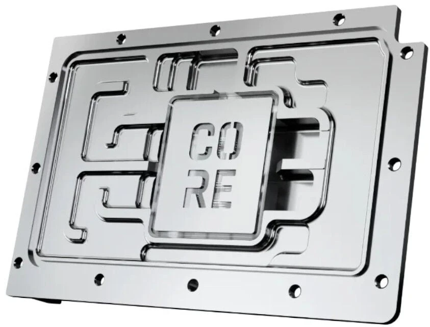 „Alphacool Core GeForce RTX 5080/5070Ti GamingPro GPU Vanduo Block“, ARGB, su galine plokšte · akrilas