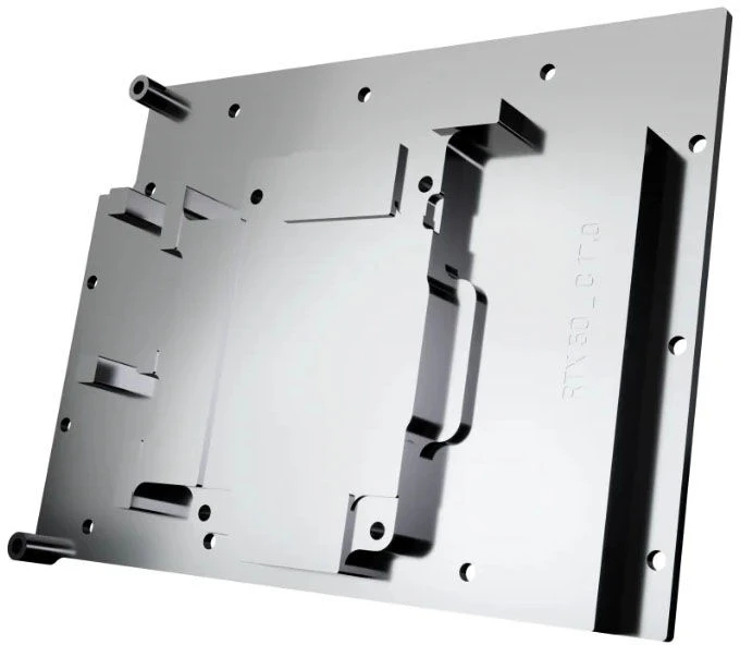 „Alphacool Core GeForce RTX 5080 Aorus Master/Windforce GPU Vanduo Block“, ARGB, su galine plokšte – akrilas