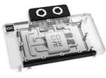 Alphacool Core GeForce RTX 5080 EPIC-X vandens blokas, galinė plokštė - akrilinė, juoda