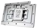 Alphacool Core GeForce RTX 5080 EPIC-X vandens blokas, galinė plokštė - akrilinė, juoda