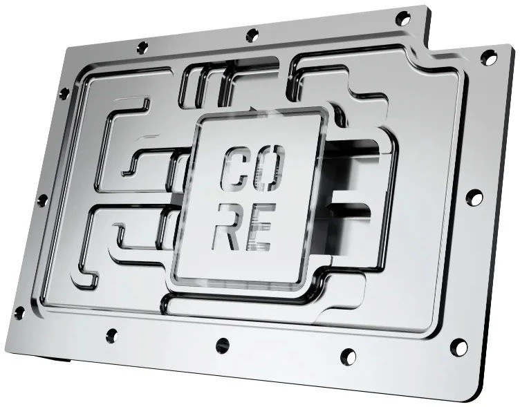 Alphacool Core GeForce RTX 5080 Phoenix Vanduo Block, Backplate - Acrylic, Juodas
