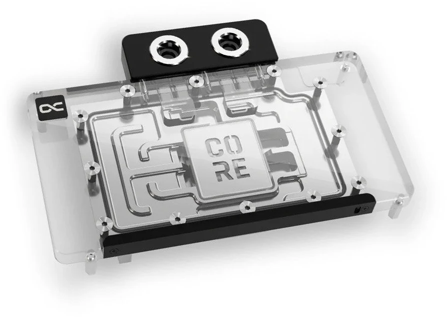 Alphacool Core GeForce RTX 5080 Phoenix Vanduo Block, Backplate - Acrylic, Juodas