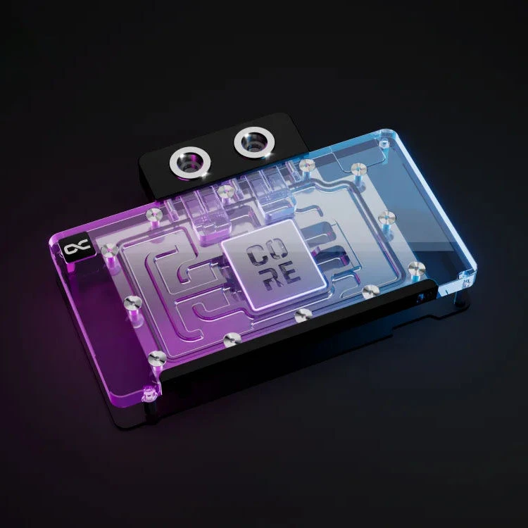 Alphacool Core GeForce RTX 5080 Phoenix Vanduo Block, Backplate - Acrylic, Juodas