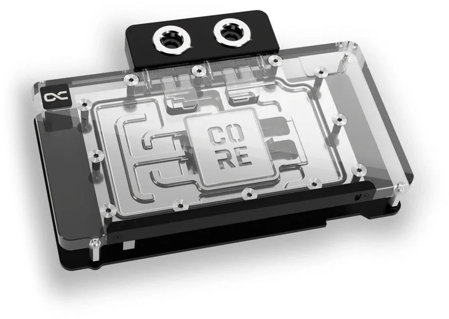 Alphacool Core GeForce RTX 5080 Phoenix Vanduo Block, Backplate - Acrylic, Juodas