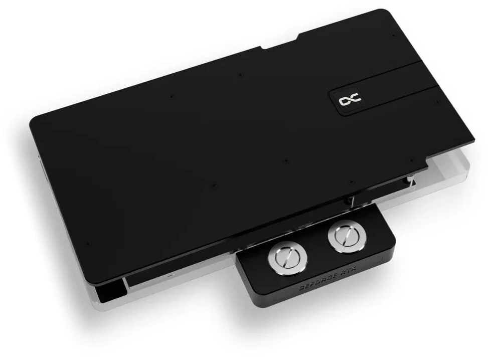 „Alphacool Core GeForce RTX 5080 Prime GPU Vanduo Cooling“, ARGB, su akrilo galine plokšte