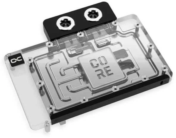 Alphacool Core vandens blokas RTX 5080 su akrilo korpusu
