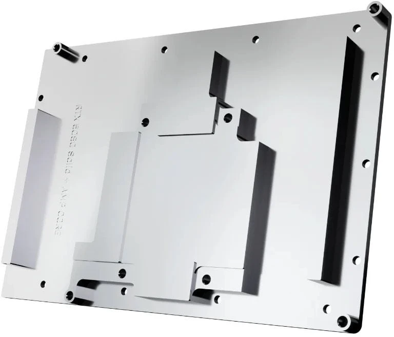 „Alphacool Core GeForce RTX 5080 Solid“ + AMP vandens blokas, galinė plokštė – akrilas, juodas
