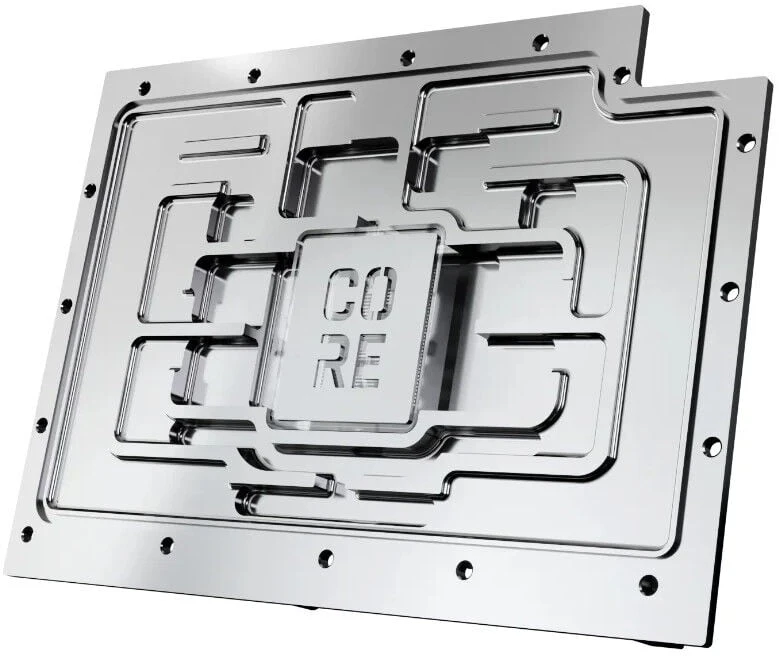 „Alphacool Core GeForce RTX 5090 SUPRIM / Vanguard / GAMING“, ARGB, su galine plokšte · akrilas