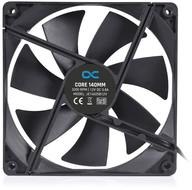 Alphacool Core PWM fan 3,200 rpm - 140 mm - juodas