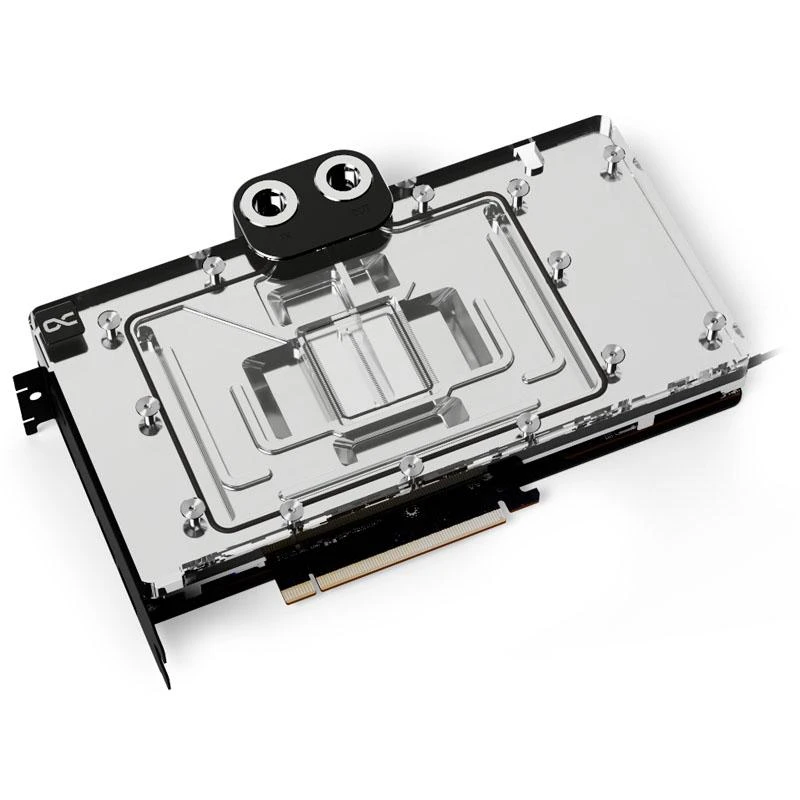 Alphacool RTX 4090 vandens blokas: akrilinis korpusas