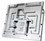 „Alphacool Core RX 9070 Aorus Elite GPU“ vandens blokas, ARGB, su galine plokšte - akrilas