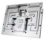 „Alphacool Core RX 9070 Hellhound/Reaper/Pulse/Pure GPU Vanduo Block“, ARGB, su galine plokšte · akrilas