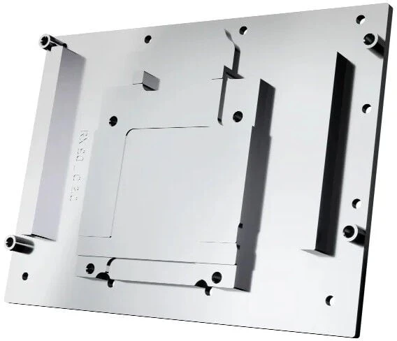 „Alphacool Core RX 9070 Nitro+ GPU“ vandens blokas, ARGB, su galine plokšte – akrilas
