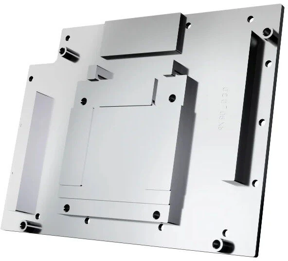 „Alphacool Core RX 9070 TUF/Prime GPU“ vandens blokas, ARGB, su galine plokšte · akrilas