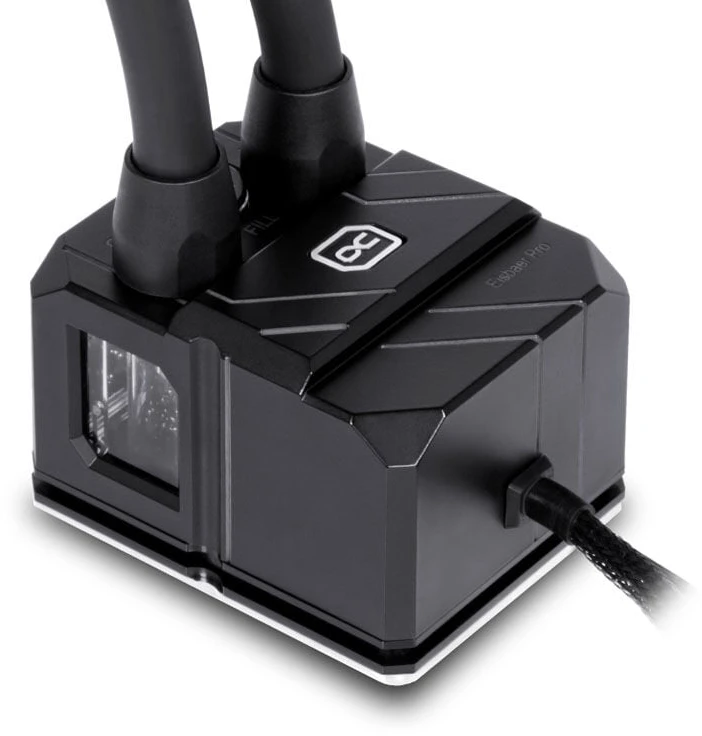 „Alphacool 13074“ kompiuterio aušinimo sistema, procesorius, viskas viename skysčio aušintuvas, 12 cm, Juodas, 1 vnt.