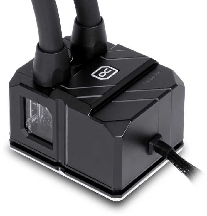 „Alphacool 13074“ kompiuterio aušinimo sistema, procesorius, viskas viename skysčio aušintuvas, 12 cm, Juodas, 1 vnt.