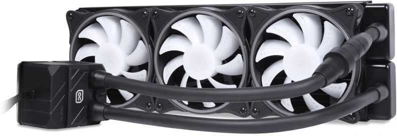 „Alphacool 13074“ kompiuterio aušinimo sistema, procesorius, viskas viename skysčio aušintuvas, 12 cm, Juodas, 1 vnt.