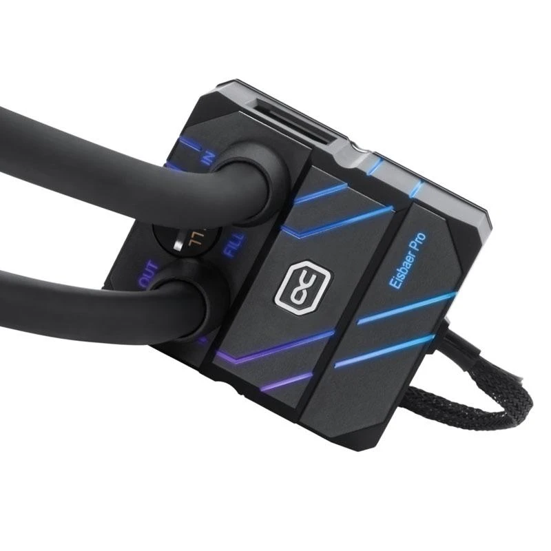 Alphacool Eisbaer Pro aušinimo blokas su RGB apšvietimu