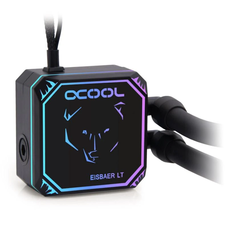 Alphacool Eisbaer LT360 Aurora HPE Digital RGB pilnas Vanduo aušinimas · 360 mm