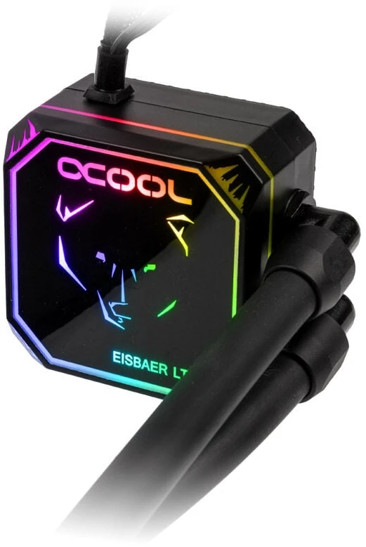Alphacool Eisbaer LT360 Aurora HPE Digital RGB pilnas Vanduo aušinimas · 360 mm