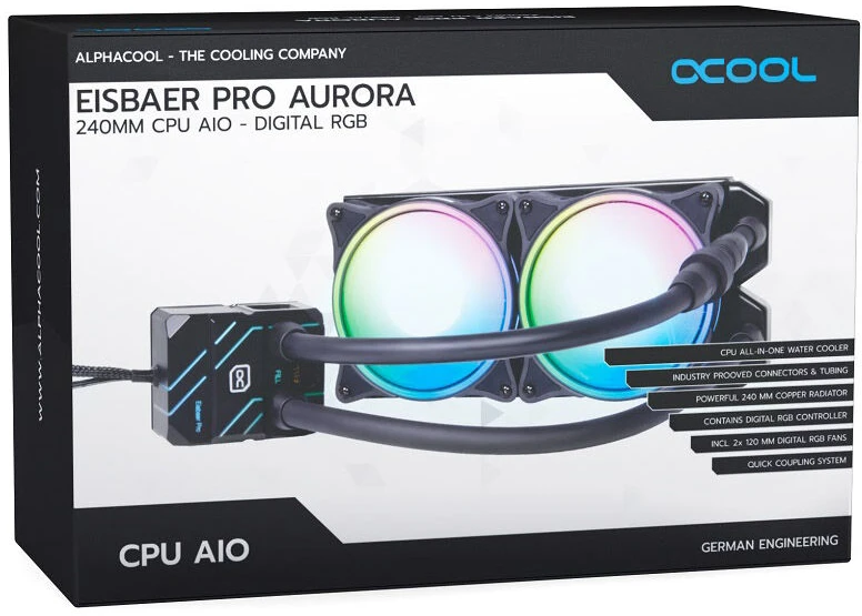 Vandens aušinimas Alphacool Eisbaer Pro Aurora 240 (11772)