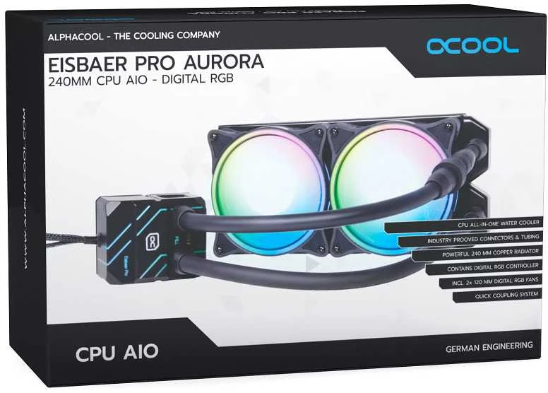 Vandens aušinimas Alphacool Eisbaer Pro Aurora 240 (11772)
