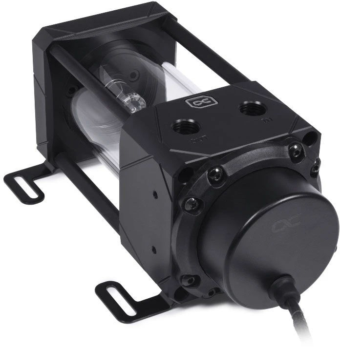 Alphacool „Aurora D5“ 150 mm ledų puodelis, įskaitant Alphacool VPP „Apex D5“ – acetalį/stiklą