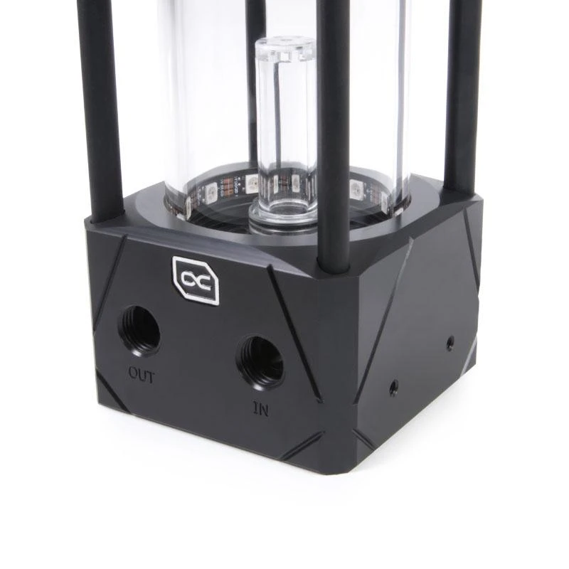 Alphacool „Aurora D5“ 150 mm ledų puodelis, įskaitant Alphacool VPP „Apex D5“ – acetalį/stiklą