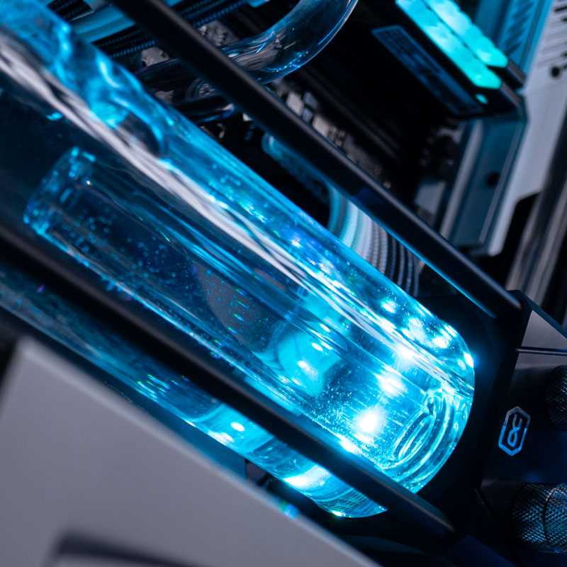 Alphacool Eisbecher Aurora D5 250 mm, įskaitant Alphacool VPP Apex D5 – Acetalas/stiklas