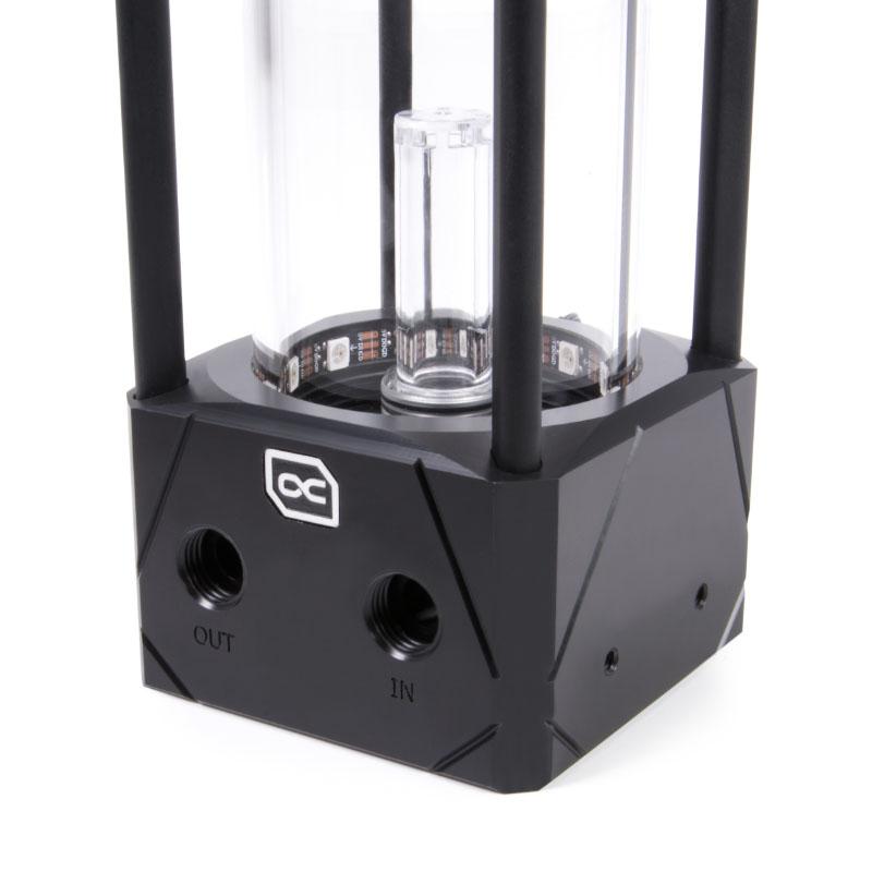 Alphacool Eisbecher Aurora D5 250 mm, įskaitant Alphacool VPP Apex D5 – Acetalas/stiklas