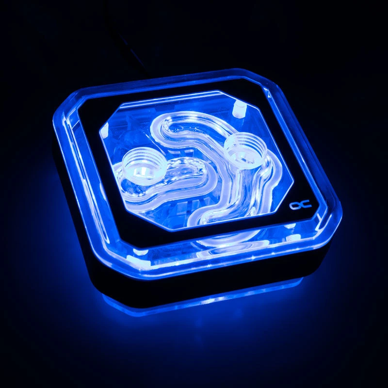 Alphacool Eisblock XPX Aurora CPU – Acryl Juodas Digital RGB