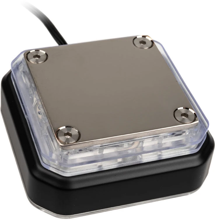 Alphacool Eisblock XPX Aurora CPU – Acryl Juodas Digital RGB