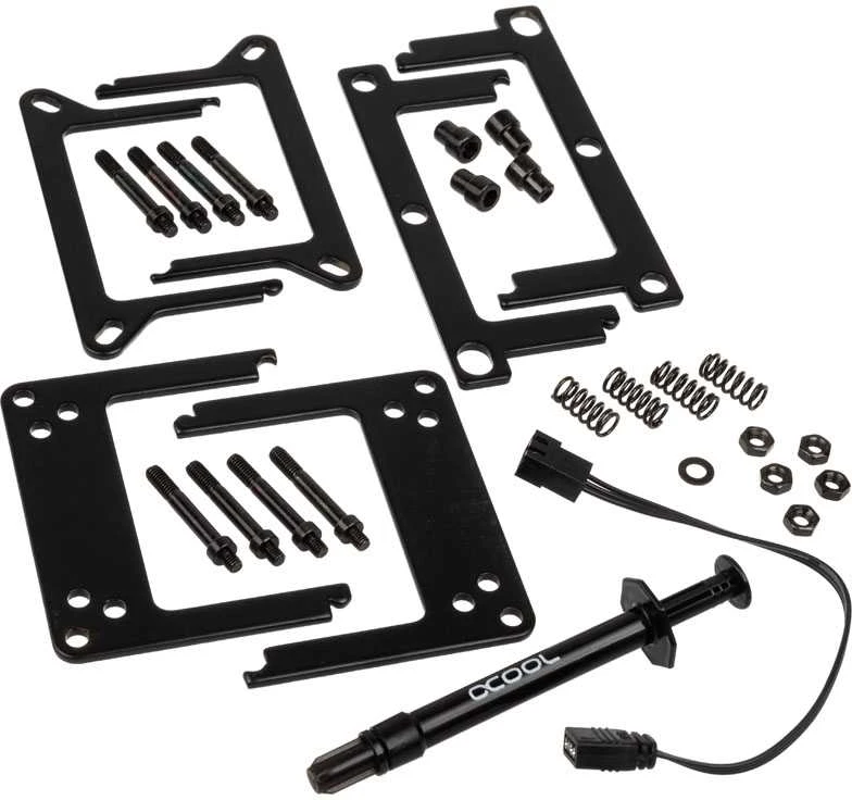 Alphacool Eisblock XPX Aurora Pro CPU – Acrylic Juodas Digital RGB