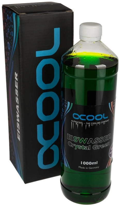 Alphacool Ice Vanduo Crystal Žalias UV aktyvus, 1000ml paruoštas naudoti mišinys – žalias