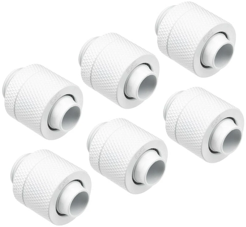 Alphacool Eiszapfen 13/10 mm įsukama jungtis G1/4, 6 pak. – baltas