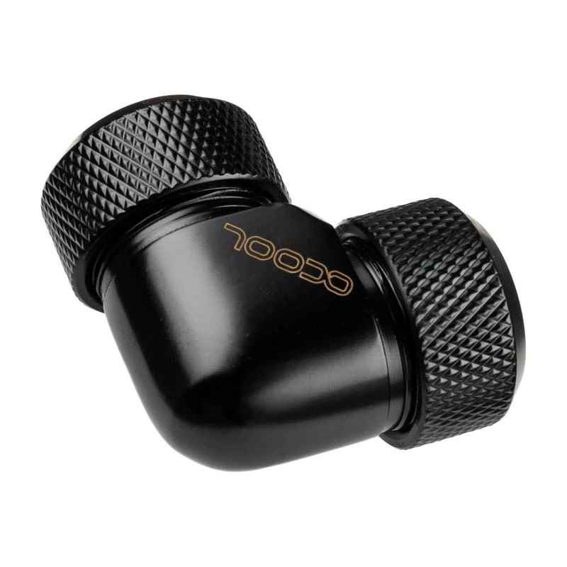 Alphacool Eiszapfen 90 laipsnių kampinė jungtis, juoda