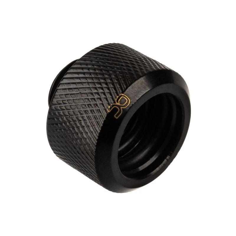 Alphacool juoda kieta vamzdžio jungtis 16 mm