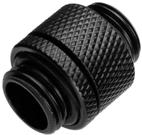 „Alphacool“ dvigubas rotacinis adapteris su G1/4 lizdu į G1/4 lizdą, juodas