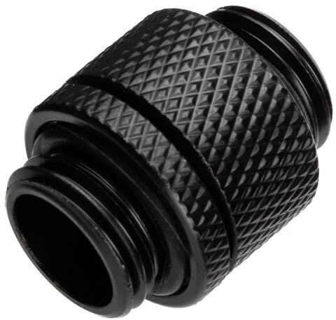 „Alphacool“ dvigubas rotacinis adapteris su G1/4 lizdu į G1/4 lizdą, juodas