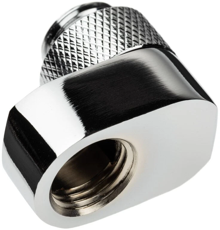 Alphacool Eiszapfen G1/4 colių prailginimo poslinkis MF 16 chromas