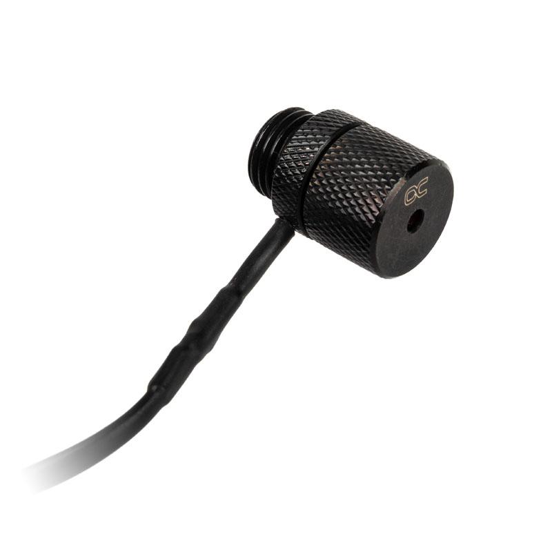 „Alphacool“ lazerinio jungiklio jungtis su G1/4 colio vidiniu sriegiu, 4 kontaktų „Molex“ jungtimi, juoda