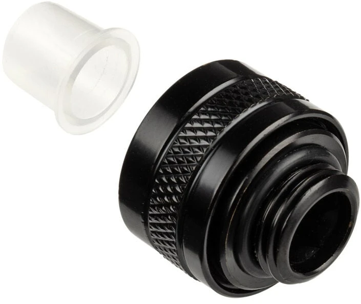 Alphacool Eiszapfen PRO jungiamasis 13 mm kietas vamzdis G1/4 – juodas
