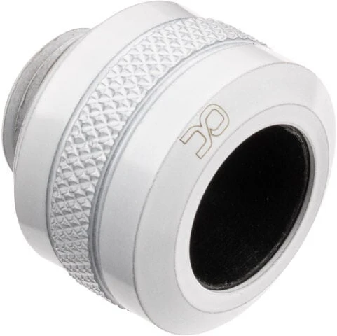 Alphacool „Icicle PRO“ jungtis, 13 mm kietas vamzdelis, G1/4, 6 vnt. pakuotėje, baltas