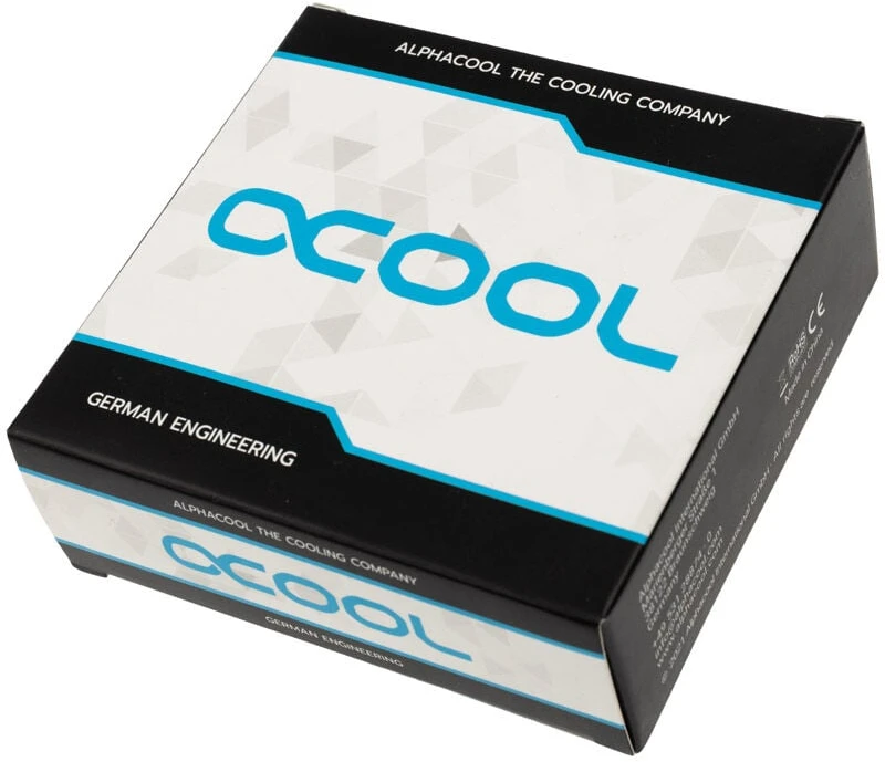 Alphacool „Icicle PRO“ jungtis, 13 mm kietas vamzdelis, G1/4, 6 vnt. pakuotėje, baltas