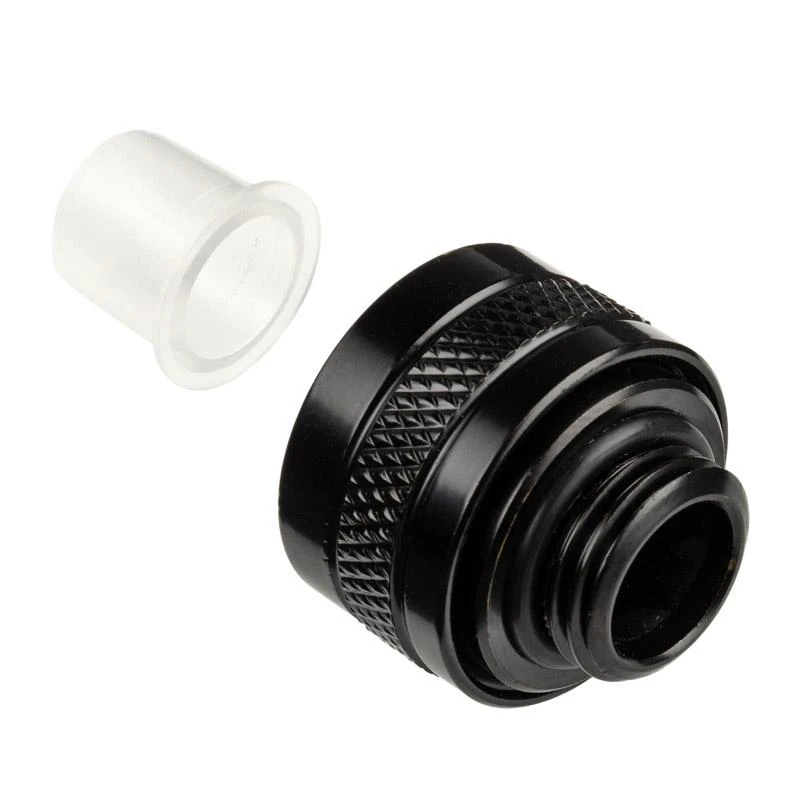 Alphacool Icicle Pro montavimas 13 mm kieto vamzdžio G1/4, 6 paketų – juodas
