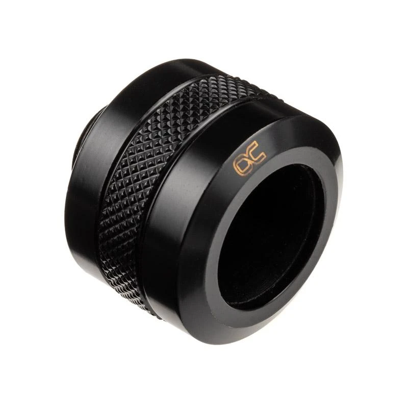 Alphacool Eiszapfen Pro jungtis 16 mm kietas vamzdelis G1/4, 6 vnt. pakuotėje – juodas