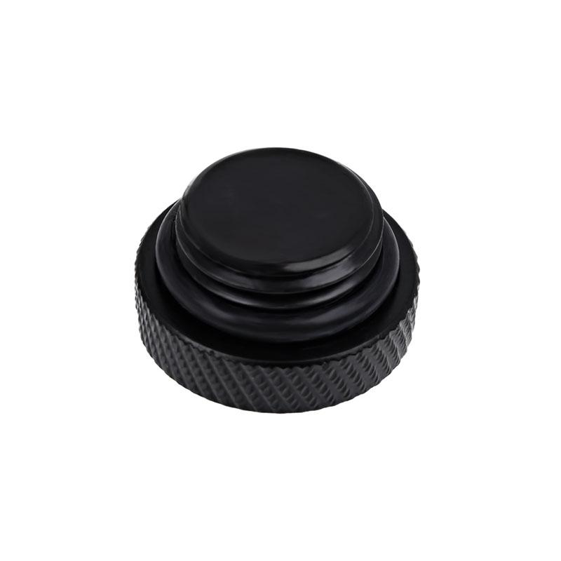 Alphacool Eiszapfen Stop Fitting G1/4, juodas – 6 pakuotė