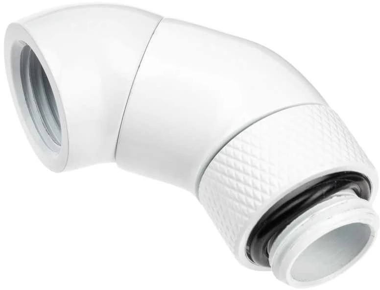 Alphacool Eiszapfen 45 laipsnių adapteris, baltas